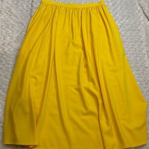 Antonio Melani Womens Maxi Skirt Yellow Size 16